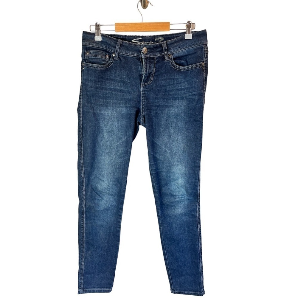 Seven7 Blue High-Rise Skinny Jeans Size 6